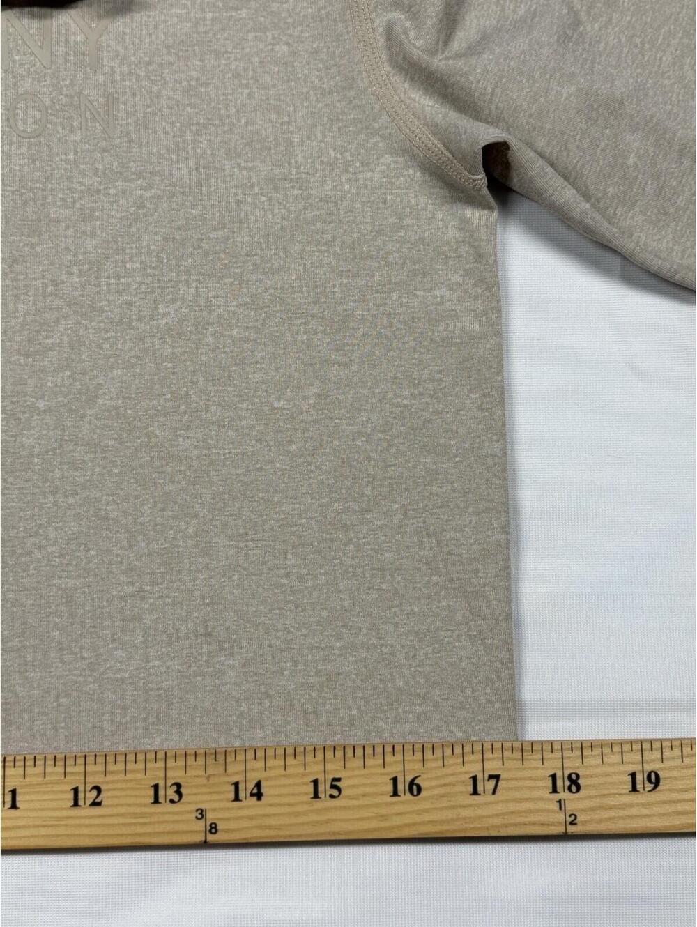 Buff Bunny XL Cream Logo Cropped Hoodie Women's Workout Yoga Fitness Y2K NWOT - Picture 4 of 8